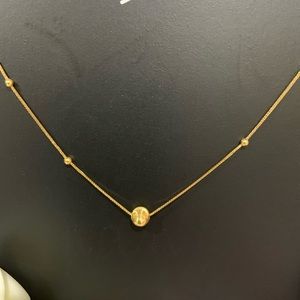 18k real gold Tiger eye necklace